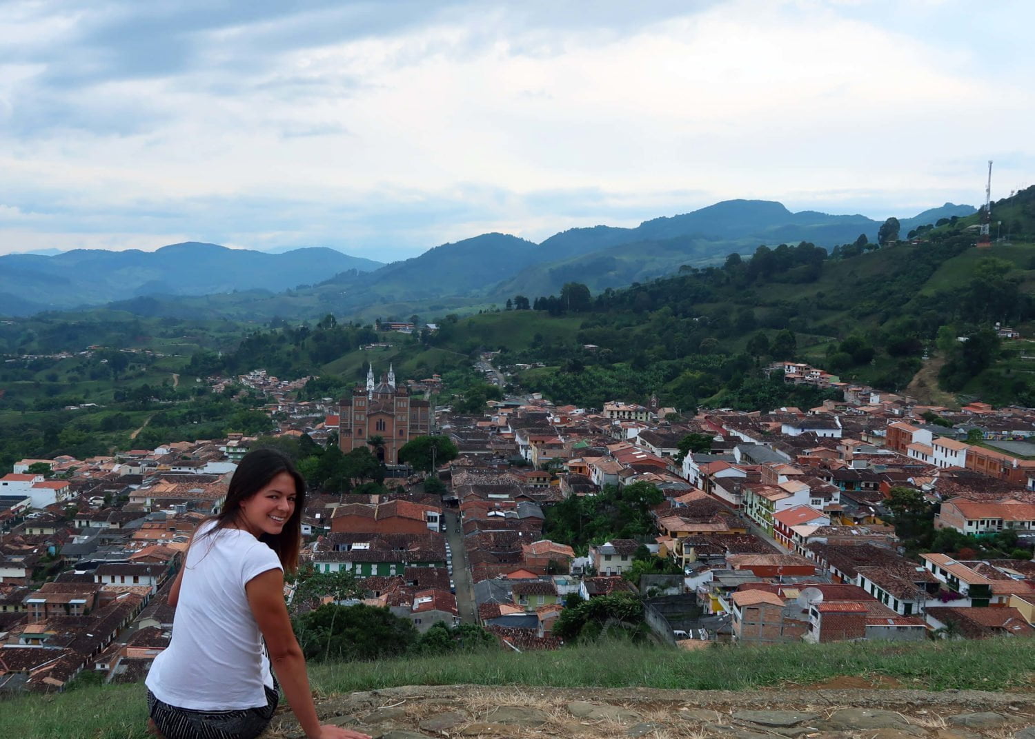 View of Jerico, Colombia from the Christo Redentor viewpoint