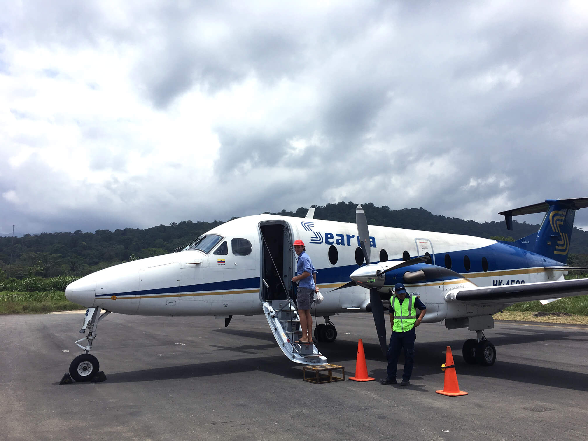 taking plane to bahia solano colombia