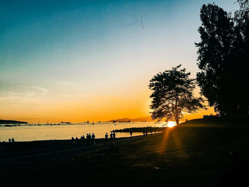 Sunset at Vancouver's Sunset Beach