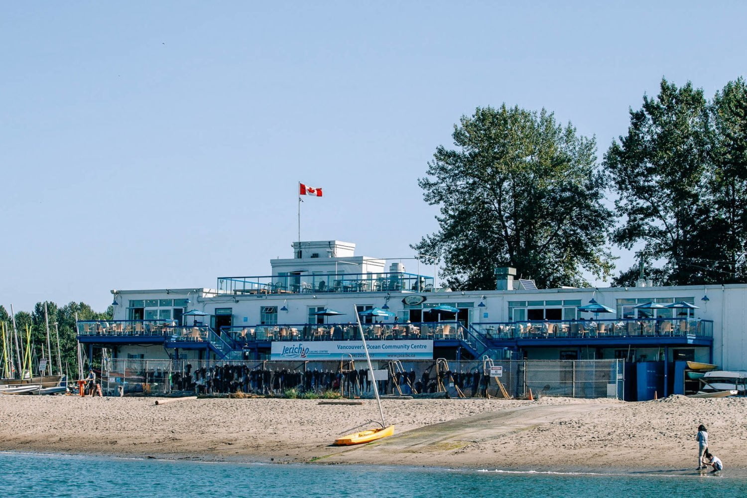 jericho sailing centre at jericho beach in vancouver
