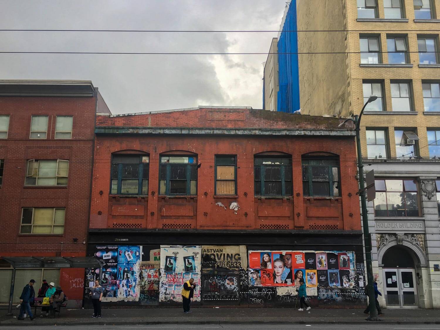Abandoned building in the gritty Downtown Eastside