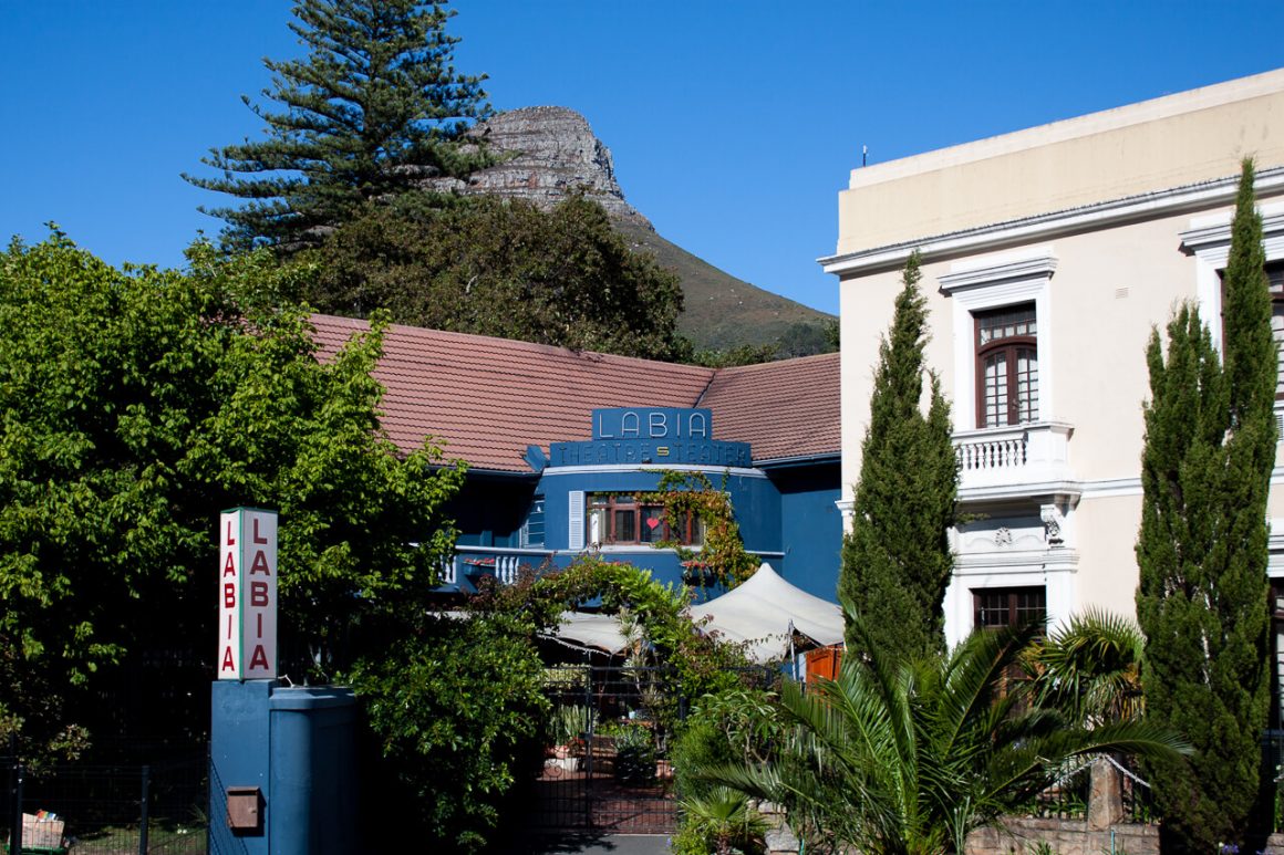 The front of the Labia Theater, a Cape Town must-do for movie lovers.