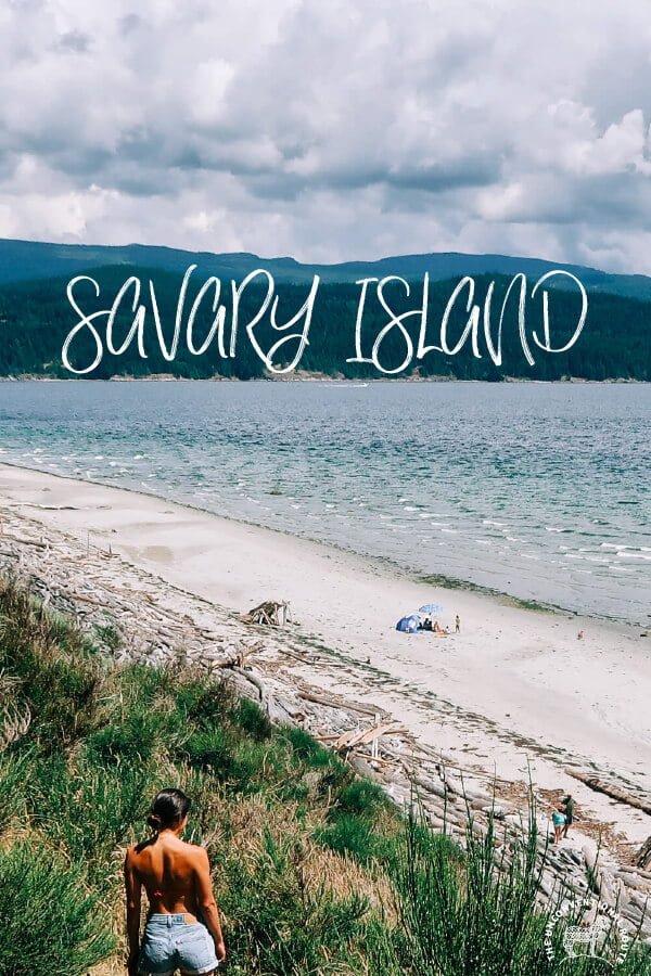 Savary Island Pinterest pin