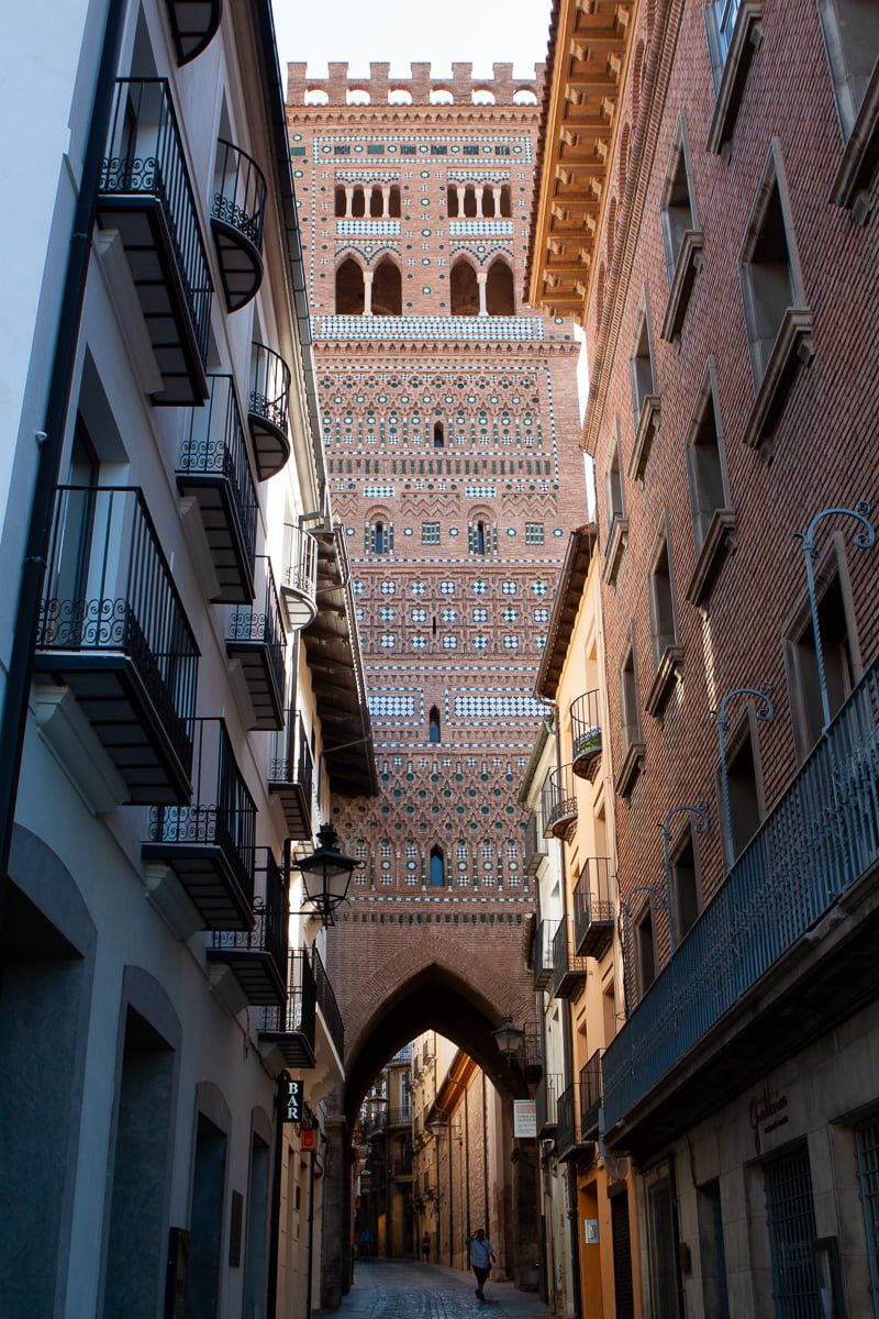 Turuel architecture and medieval streets in central Spain.